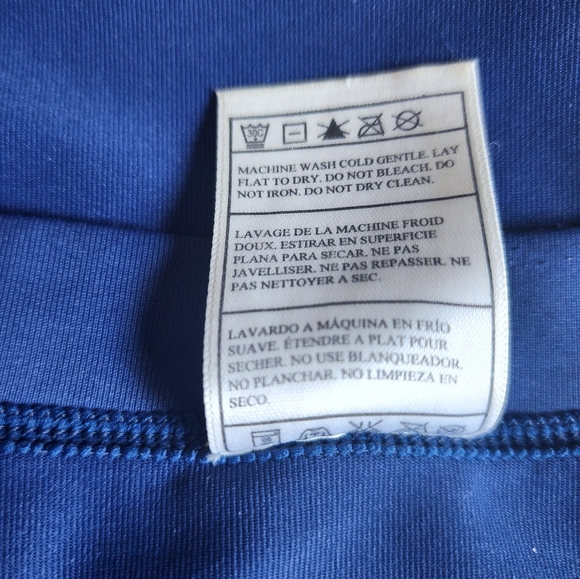 Pre-owned Hurley Navy Blue Rash Guard with Short Sleeves Crew Neck. Size XL - Picture 7 of 10